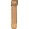 Ekena Millwork Traditional Craftsman Smooth Bracket w/ Offset Brace, Western Red Cedar, 7 1/2"W x 28"D x 36"H BKT0806X28X36TRA04SWR - alternate 2